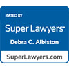 Rated By Super Lawyers | Debra C. Albiston